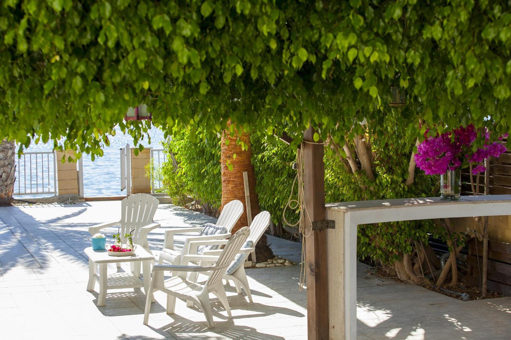 Meneou Beachfront Villa Sunset Pervolia Exterior foto